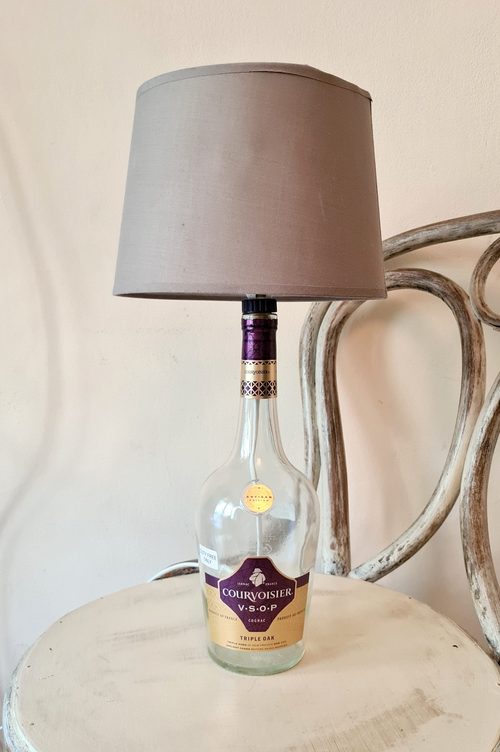 Hennessy VSOP Cognac Large 1.75L Liquor Bar Bottle TABLE LAMP