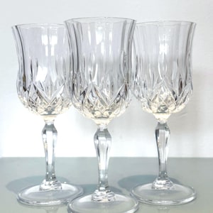 Vintage RCR Crystal Wine Glasses - Opera Collection, Set of 3