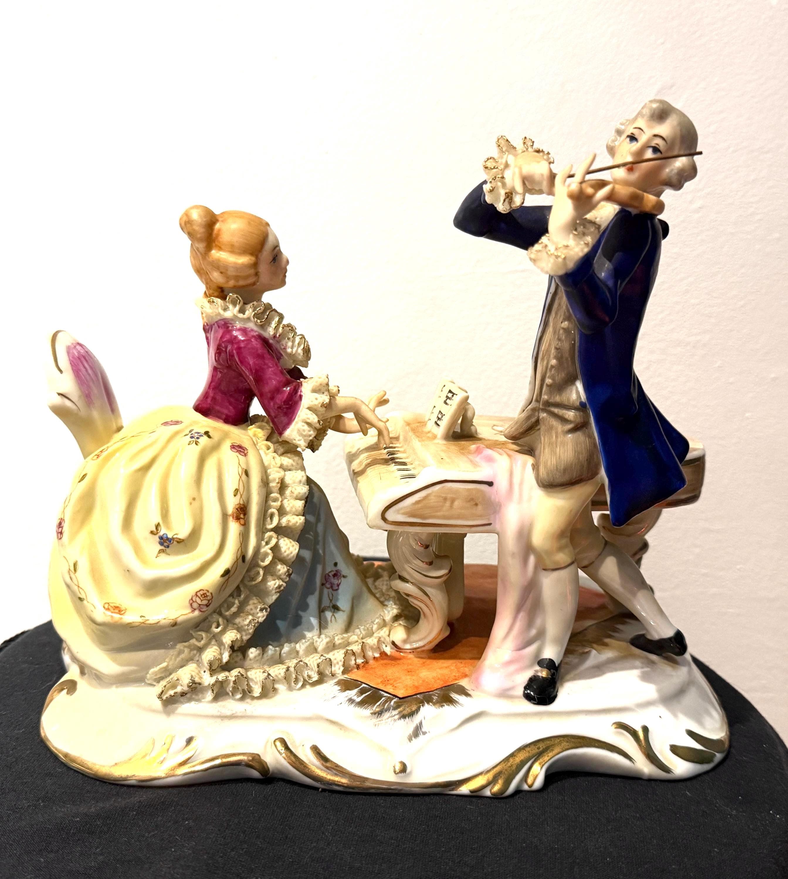 Dresden Figurines Piano - Etsy
