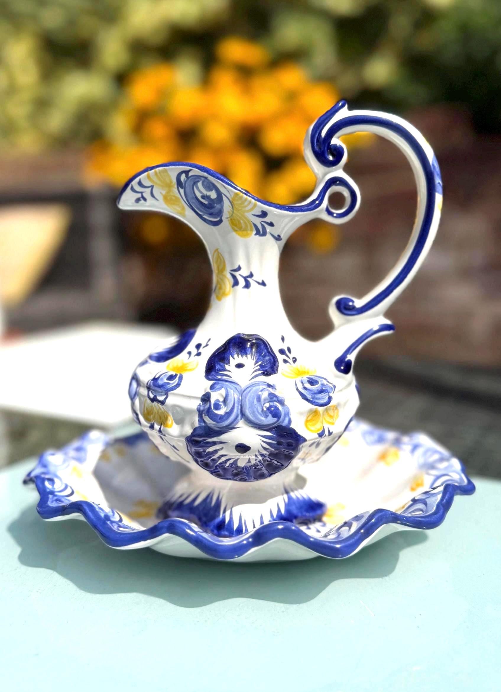 Portugal pottery vestal alcobaca - Etsy 日本