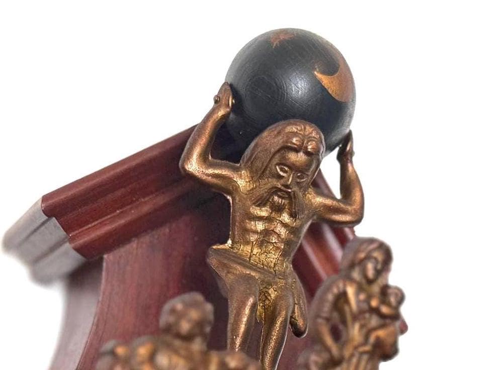Vintage Dutch Zaanse Wall Clock: Warmink Wuba Atlas Pendulum - Etsy