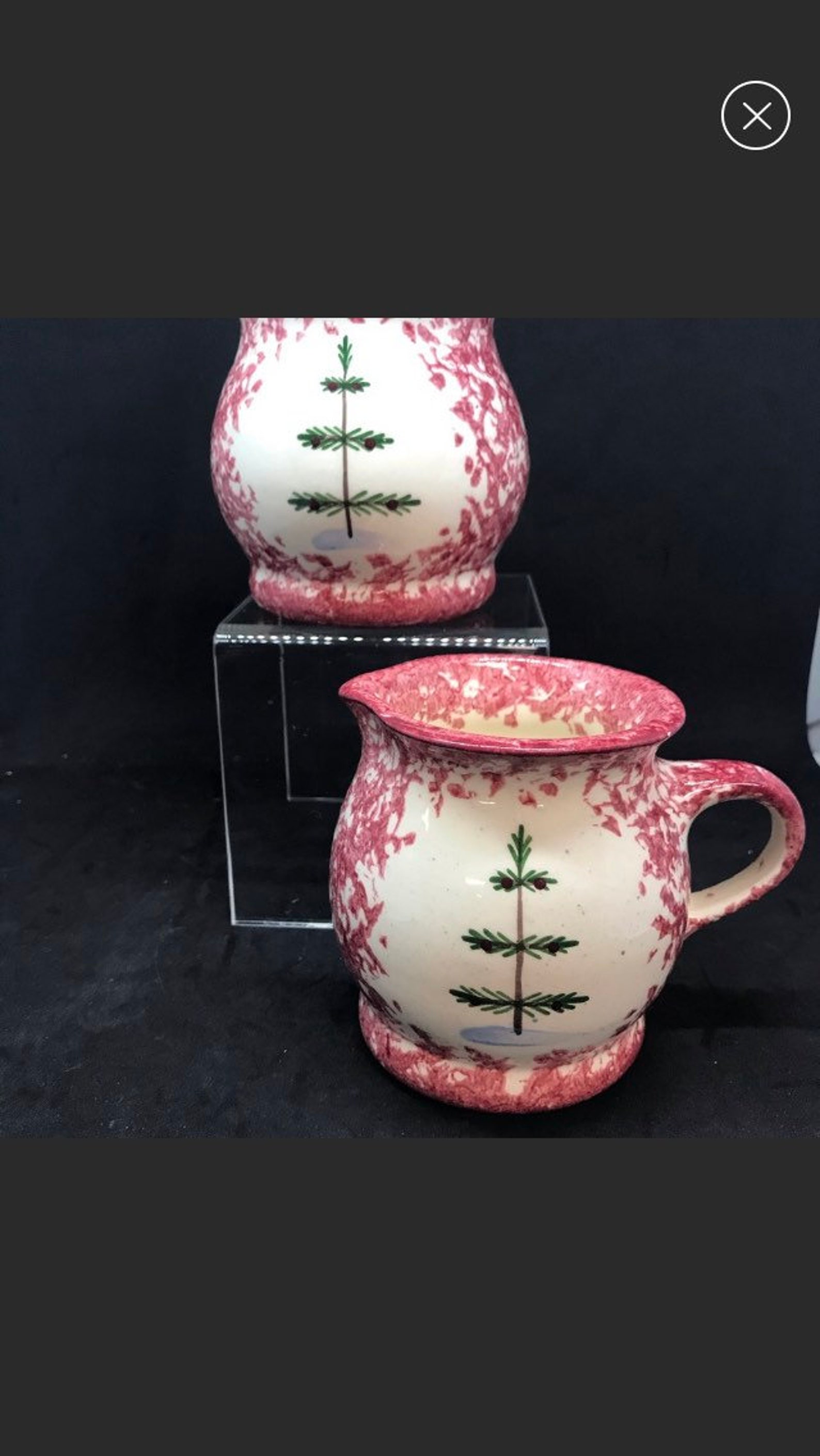 Handcrafted Christmas Cream & Sugar Bowl Set Etsy