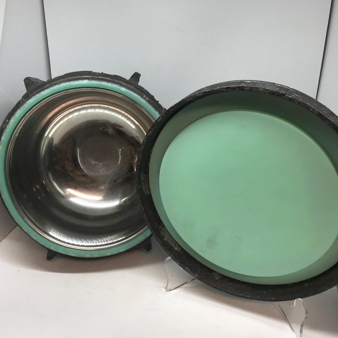 Vintage James Mont Style Metal ICE BUCKET Made in Taiwan 1960s Etsy