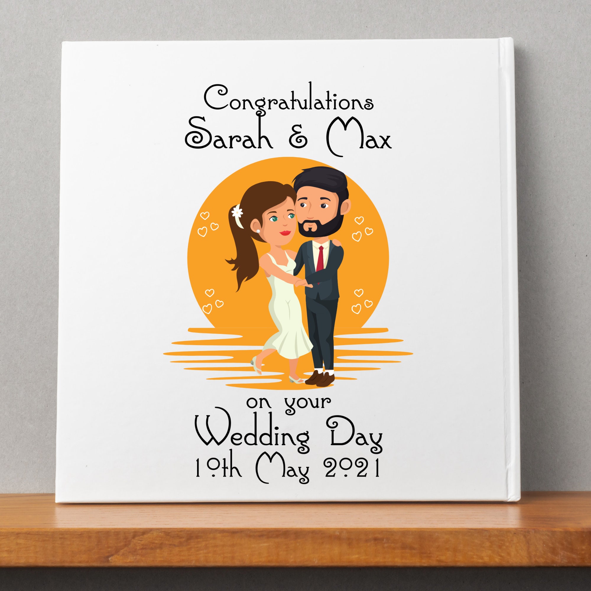 Personalised Handmade Wedding Day Card Mr & Mrs Couple Congratulations Celebrate Personalised Handmade Wedding Day Card Mr & Mrs Couple Congratulations Celebrate