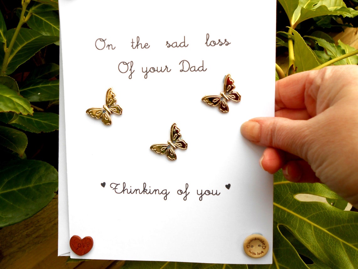 Sympathy Card Dad Sorry for your loss Card Dad Bereavement | Etsy