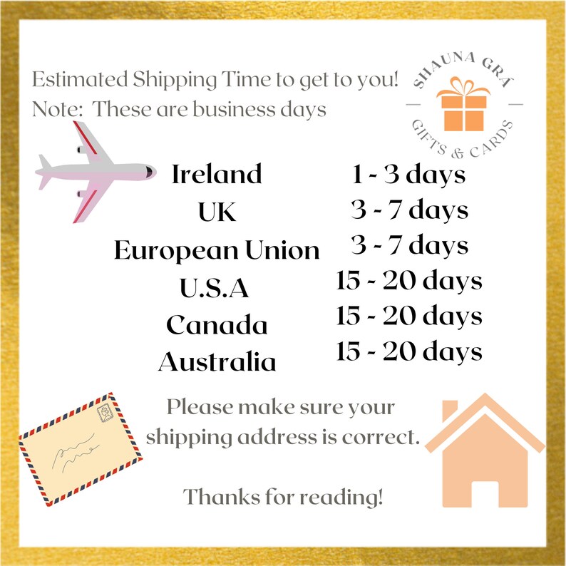 Thank You Card in Irish Language, Go Raibh Maith Agat Card, Go Raibh Mile Maith Agat Carta as