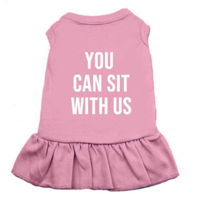 You Can Sit With Us Cotton Dress