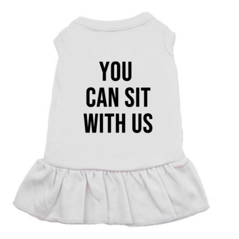 You Can Sit With Us Cotton Dress