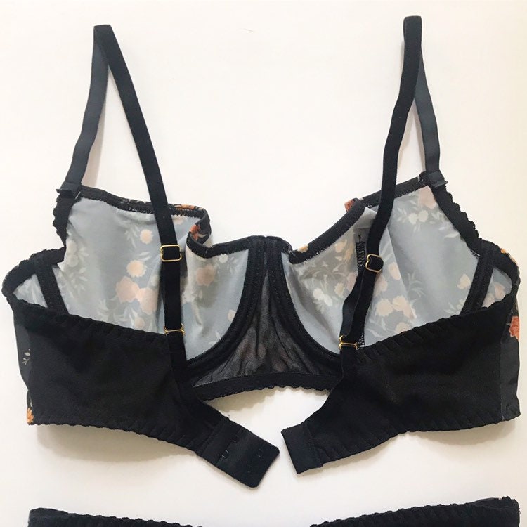 Sexy lingerie. Black lingerie set. Gift for her. Girlfriend | Etsy