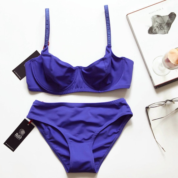 Basic Lingerie Gift for Wife Blue Lingerie Purple Lingerie Lingerie Bra  Women Underwear Gift for Her Girlfriend Gift Custom Lingerie 