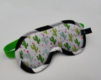 Sleep glasses for teenagers and adults, face mask cactus sleep mask cactus