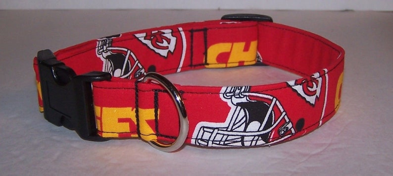 kansas city chiefs dog collar