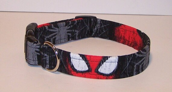 spiderman dog collar