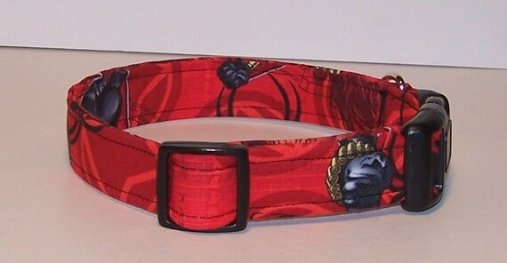 Black widow dog collar Clearance