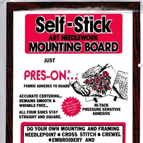 Cross Stitch Mounting Board Etsy