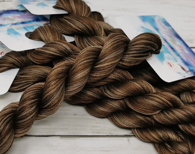 50 Yard Hank of Handdyed DMC Floss Stranded Cotton Floss Cross Stitch