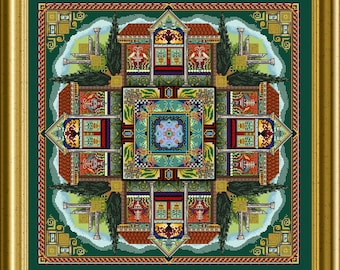Chatelaine The Poison Garden Mandala Etsy
