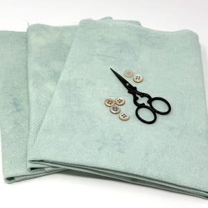 Willow ~ 16 Count Aida Zweigart  ~ 18 x 28&quot; Hand-Dyed Counted Cross Stitch Embroidery Hand Dye XS Fabric ~ Fat Quarter