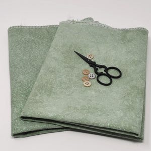 Sage ~ 32 Count OPAL Lugana ~ Hand-Dyed Evenweave Counted Cross Stitch Embroidery Hand Dye XStitch Opalescent Fabric ~ Fat Quarter