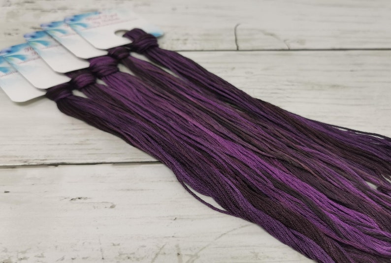 Handdyed DMC Floss 6 Strand Cotton Cross Stitch Embroidery Floss Skein