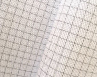 25 Count EASY GUIDE Lugana Counted Cross Stitch Embroidery XStitch Fabric ~ EZ Count Grid