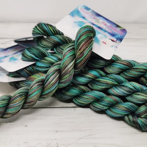 50 Yard handgefärbte DMC Stickgarne Knäuel Baumwollgarne Kreuzstich Sticktwist ~ Special Edition A2