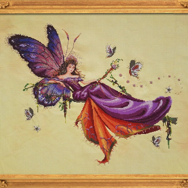 Reina Mariposa ~ Bella Filipina Counted Cross Stitch Pattern Design Chart