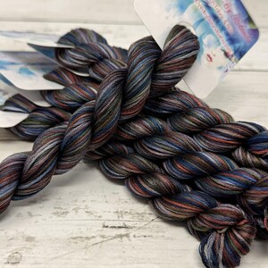 50 Yard handgefärbtes DMC Stickgarn (600g/qm Stickgarn) ~ 6 fädiges Garn ~ Special Edition C6