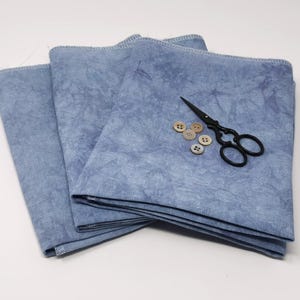 Blue Pearl ~ 36 Count Edinburgh Linen ~ Hand-Dyed Counted Cross Stitch Embroidery Hand Dye XStitch Fabric ~ Fat Quarter