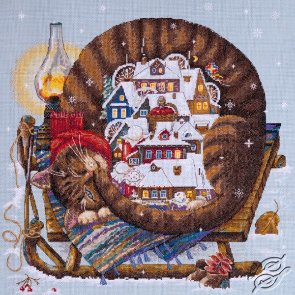 Cozy Winter by Merejka K-107 Counted Cross Stitch Kit