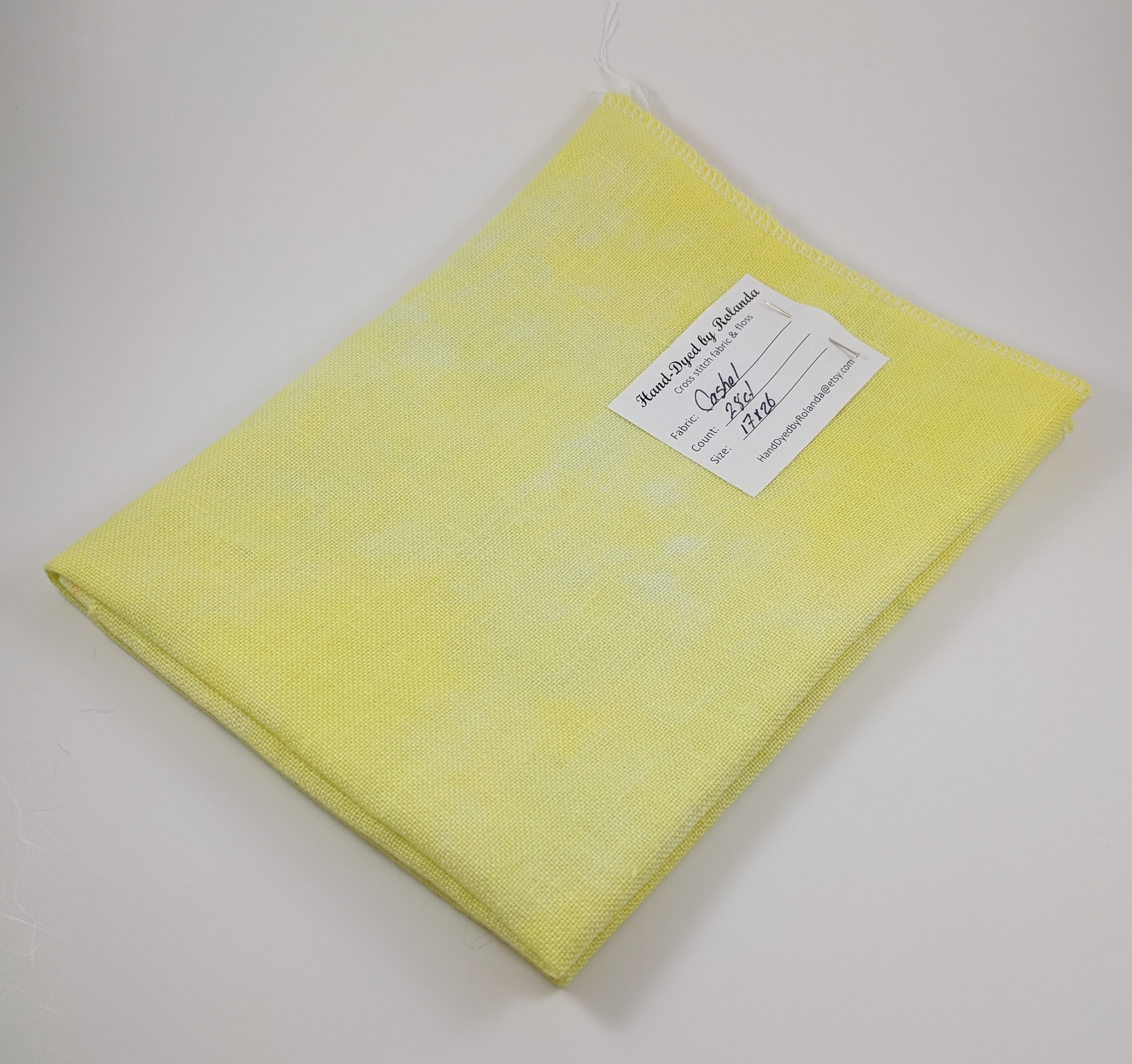 28 count Zweigart Cashel Linen Fabric size 49 x 70cms Natural