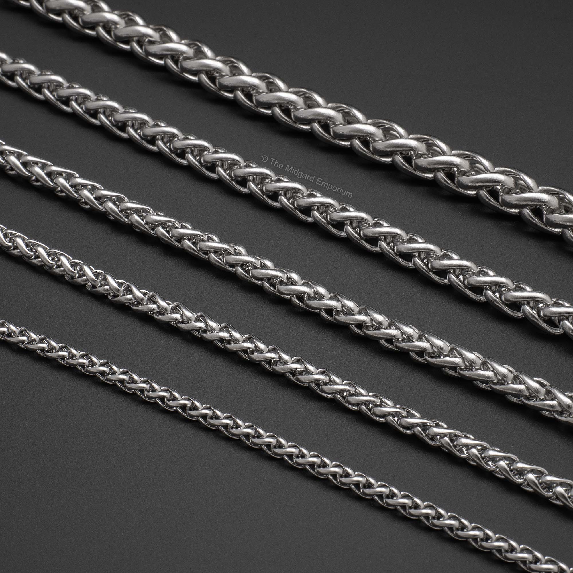 Crystal Beaded Chain for Permanent Jewelry Making:304 Stainless Steel  Natural Stone Handmade Beaded Chain Wholesale Bulk Chain on Spool 