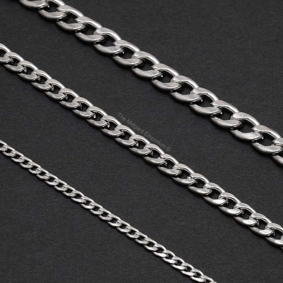 Stainless Steel Curb Chain Necklace Stainless Steel Curb Chain Necklace