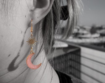 Hey Moon, Please Forget to Fall Down Earrings
