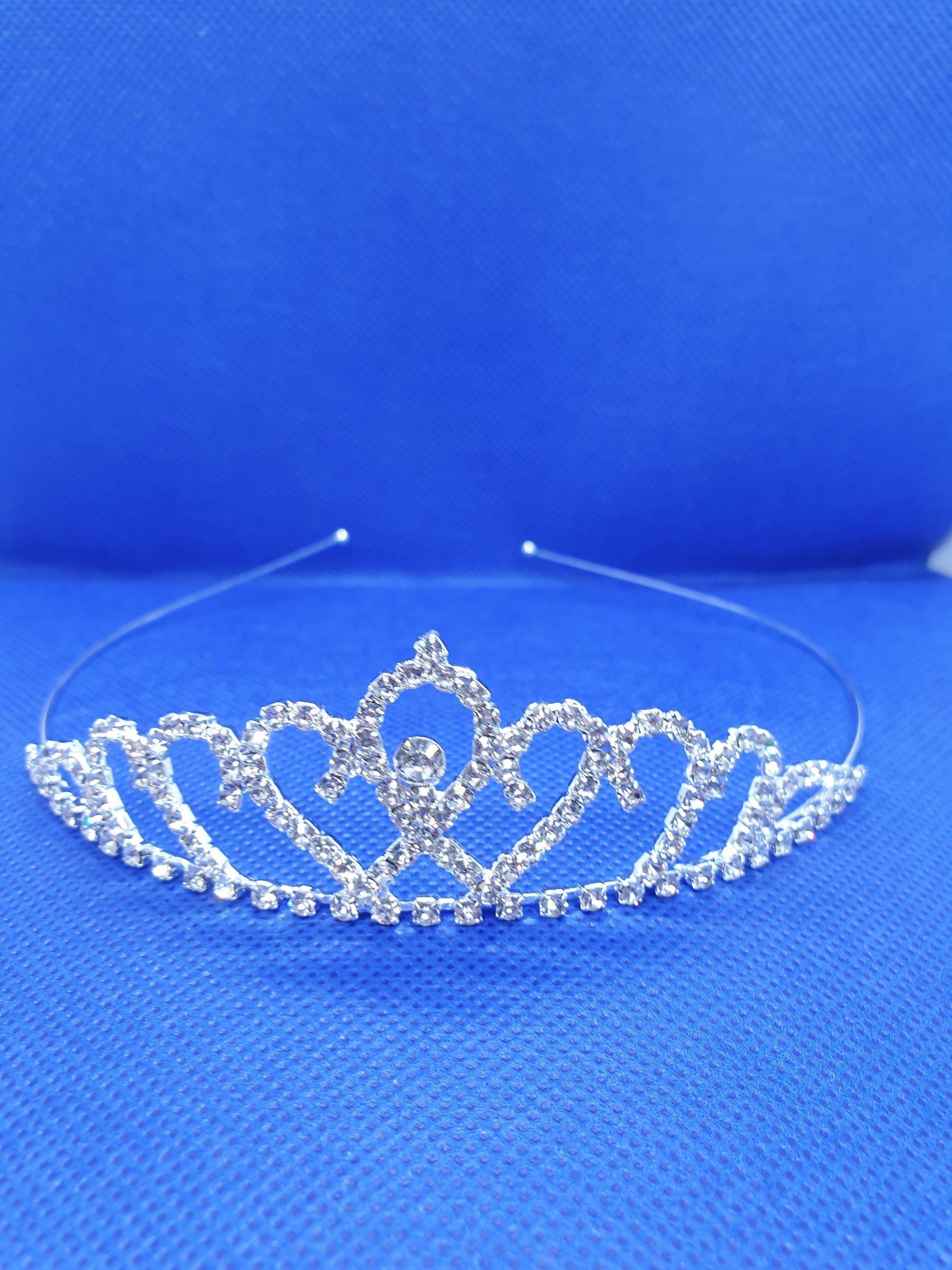 Couronne De Mariée Cristal - Diadème Brillant Pour Coiffure De Mariage, Anniversaire Ou Fête - Accessoire Délicat