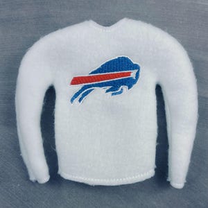 Custom Christmas doll / elf /  shirt / christmas 12&quot; doll shirt /  doll clothing /  dress up doll clothes / shirt / buffalo