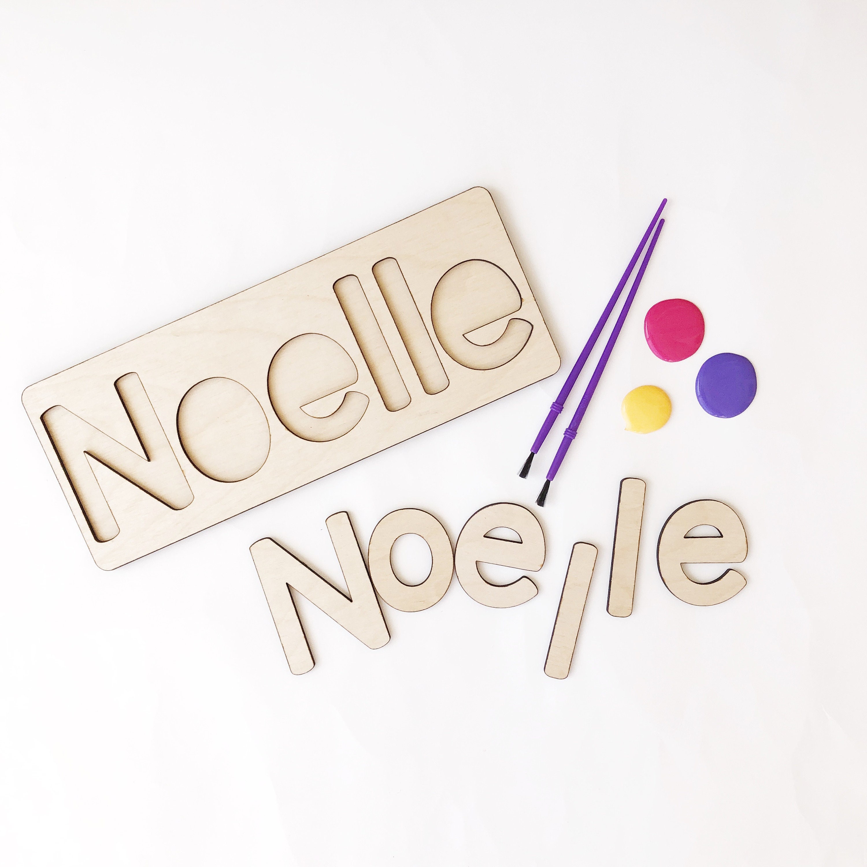 Custom Name Puzzles Etsy