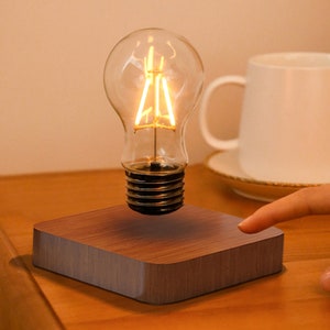 Lampe de bureau flottante à lévitation magnétique Ampoule LED Night