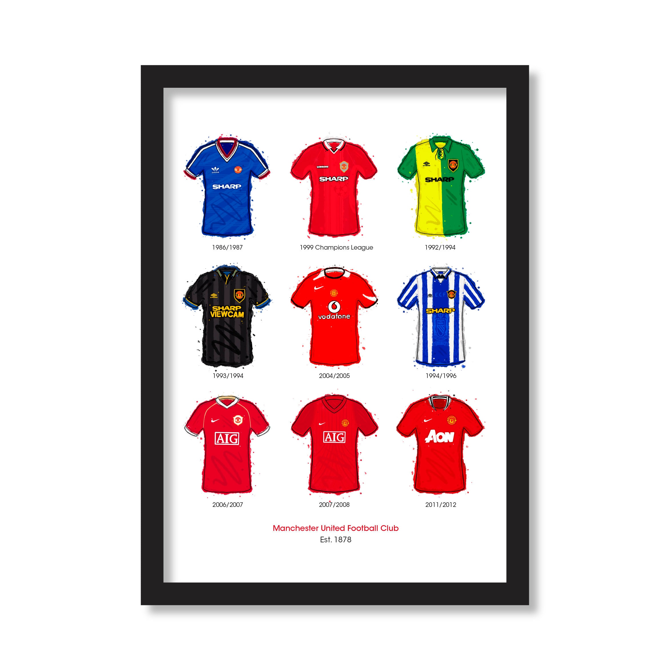 Vintage Manchester United football shirts - Football Shirt Collective