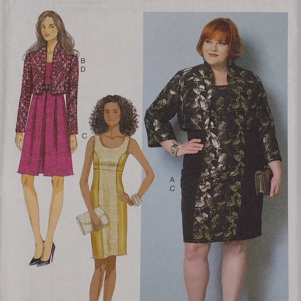 Misses Special Occasion Dress and Jacket Pattern Butterick 6299