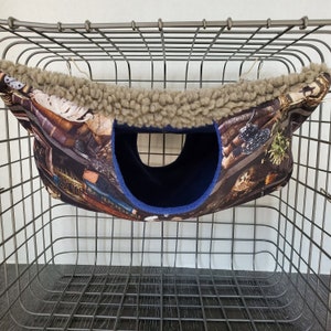 Sherpa Fleece Rat Hammock: Small Animal Cage Cave (12x12)