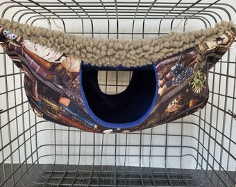 Hamaca de forro polar Sherpa para ratas: Jaula cueva para animales pequeños (30,5 x 30,5 cm)