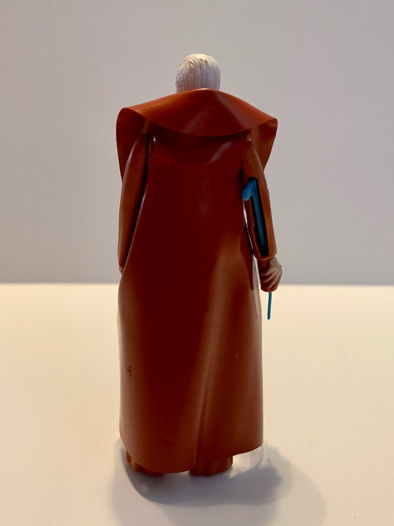 1977 Obi-Wan Kenobi Star Wars Action Figure Kenner GMFGI Hong Kong Very Good Condition 100/% Complete Original White Hair Vintage Obi Wan