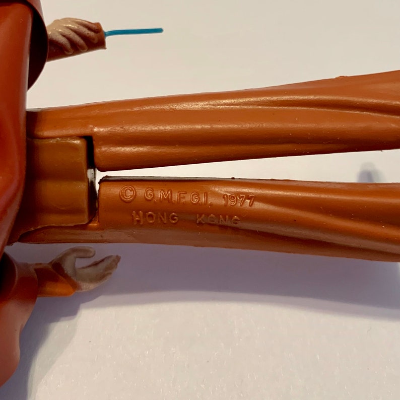 1977 Obi-Wan Kenobi Star Wars Action Figure Kenner GMFGI Hong Kong Very Good Condition 100/% Complete Original White Hair Vintage Obi Wan