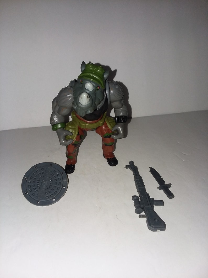 Vintage 1988 TMNT Teenage Mutant Ninja Turtle Leonardo Leo 100/% Complete Figure