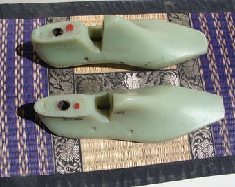 Pair of antique shoe shoemakers woman of size 38
