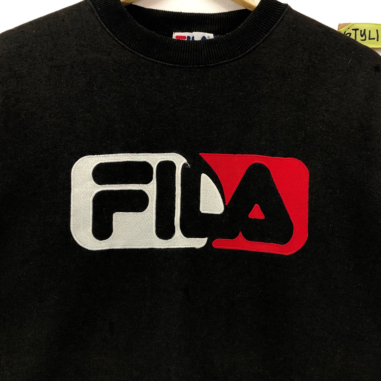 Rare Vintage Fila Sweatshirt Big Logo Embroidery Spellout - Etsy UK