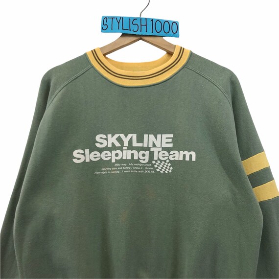 Rare!! Vintage Nissan Skyline Sweatshirt Big Logo… - image 2