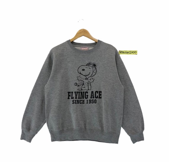 Rare!!Vintage Snoopy Peanuts Sweatshirt Biglogo Character cartoon animations pullover jumper