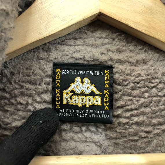 Rare!! Vintage Kappa Fleece Sweatshirt Small logo… - image 8